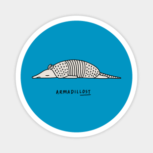 Moody Animals - Armadillo Magnet